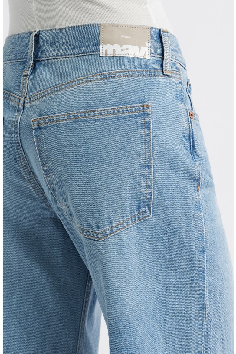 Sandy Low Waist Wide Leg Jeans, Alternate, color, MID USED CLASSIC DENIM