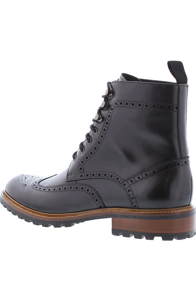 Zanzara Repos Leather Wingtip Boot, Alternate, color,