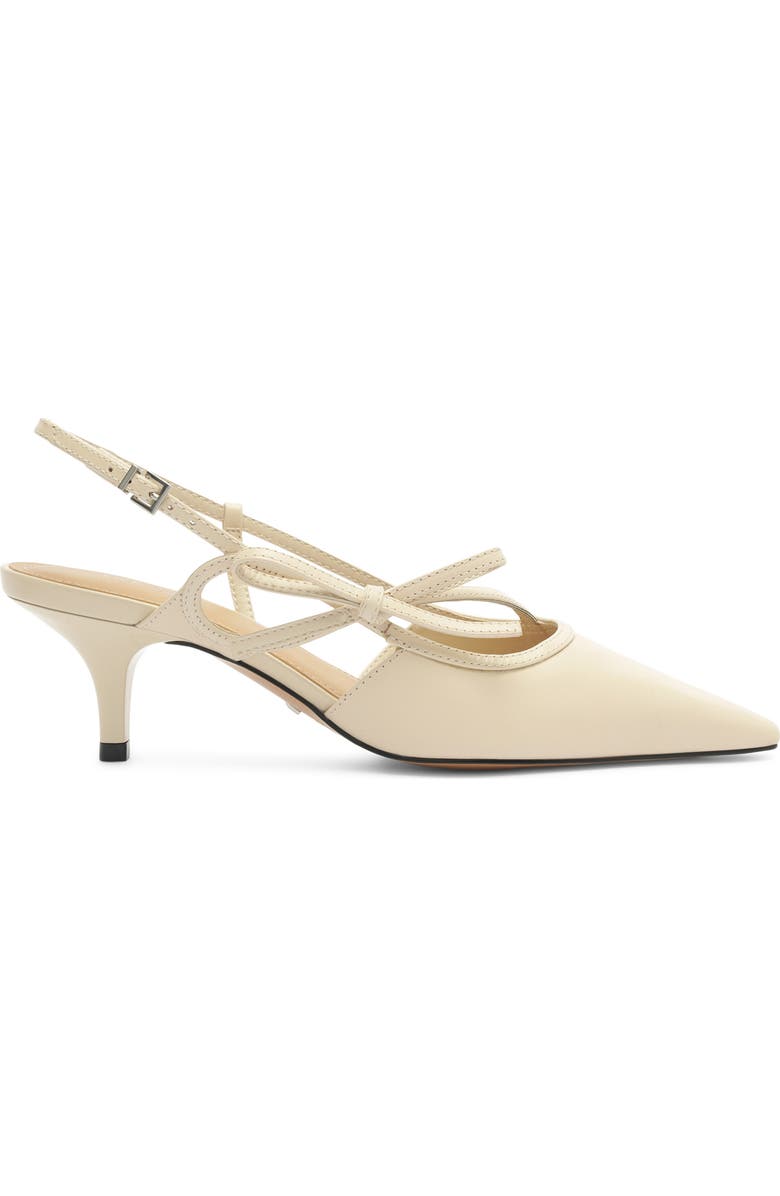 Arezzo Tessa Pointed Toe Slingback Pump, Alternate, color, Panacota