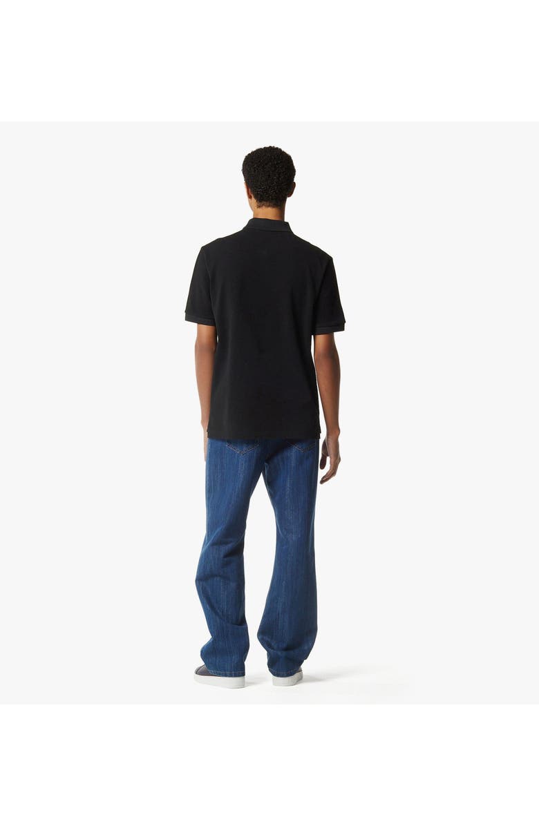 MCM Diamond Patch Piqué Polo, Alternate, color, Black