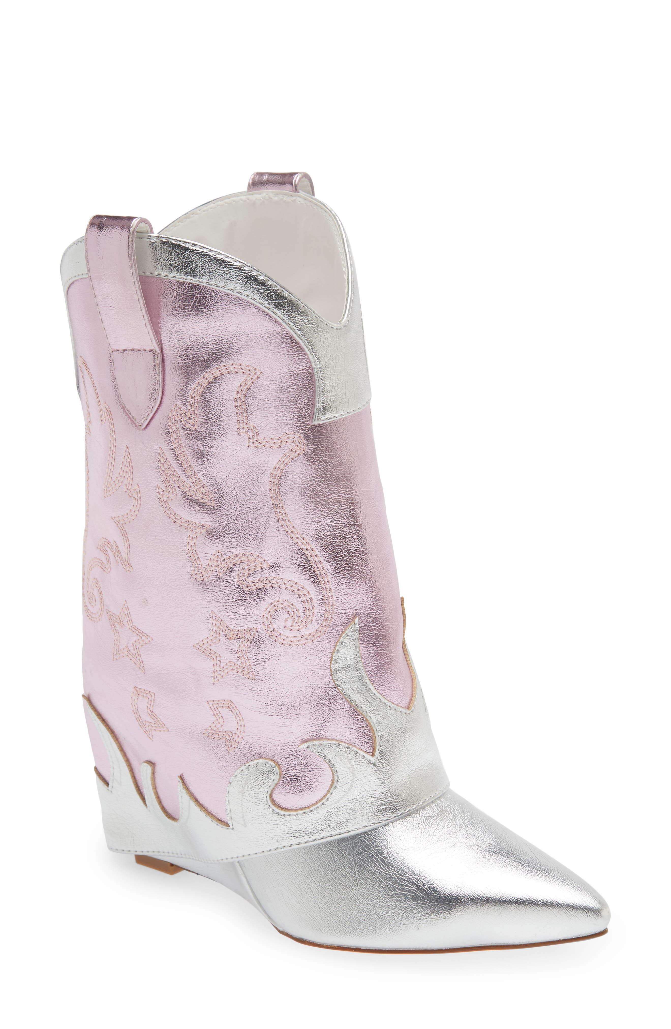 AZALEA WANG Bria Cowboy Boot, Main, color, 
