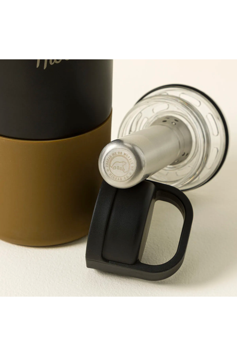 6-in-1 Adventure Flask by Hibear, Alternate, color, Black / Brown