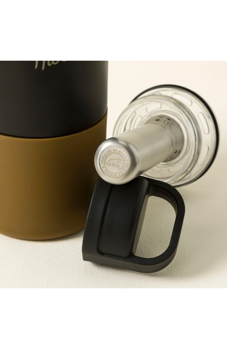 Uncommon Goods 6-in-1 Adventure Flask by Hibear, Alternate, color, Black / Brown