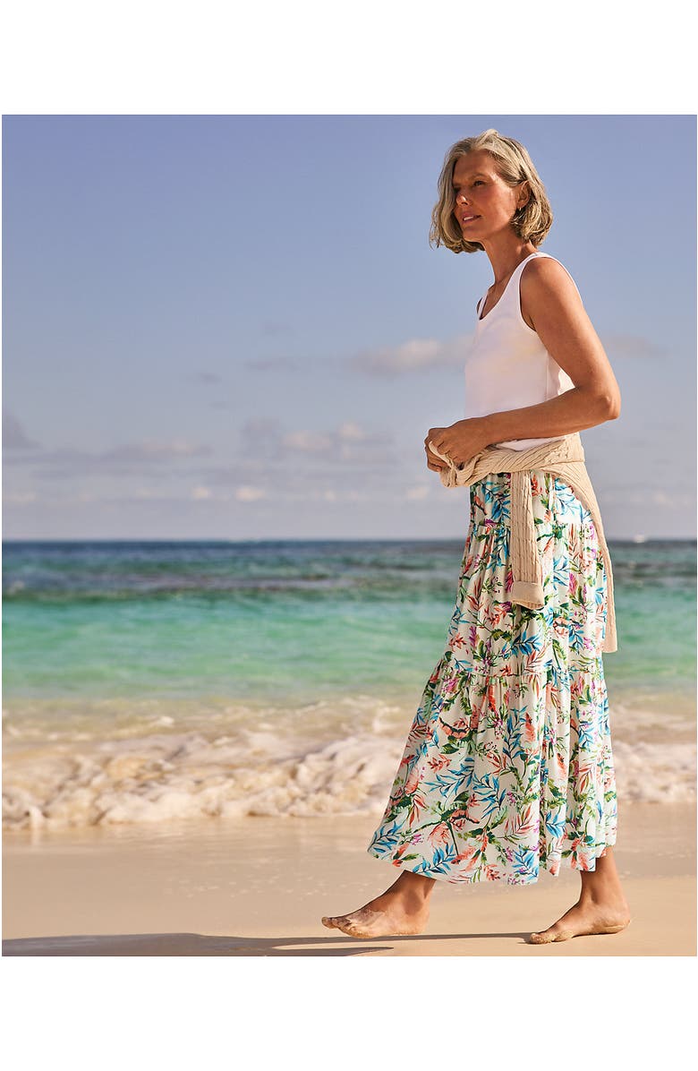 Lands' End Cotton Tank Top, Alternate, color, White