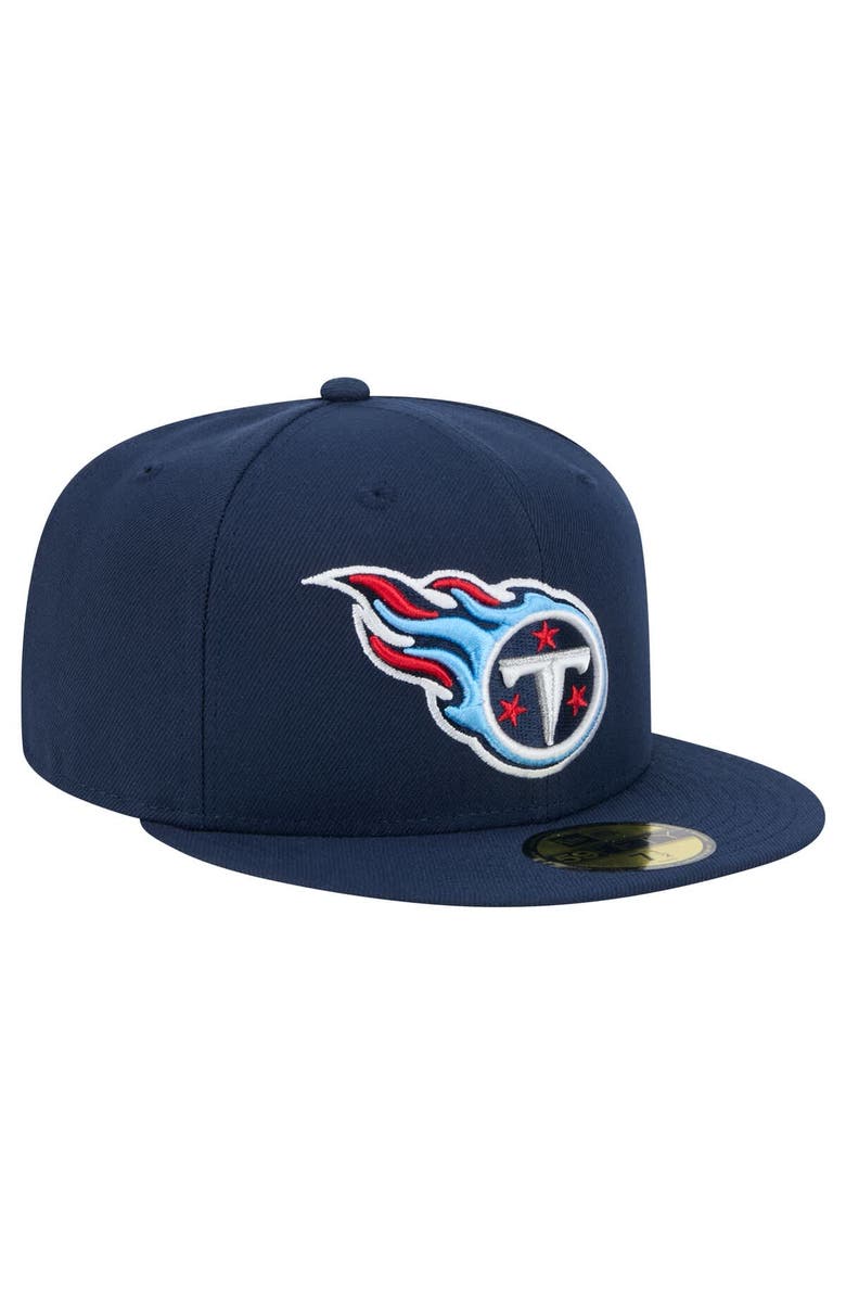 New Era Men's New Era Navy Tennessee Titans Main 59FIFTY Fitted Hat, Alternate, color, Navy
