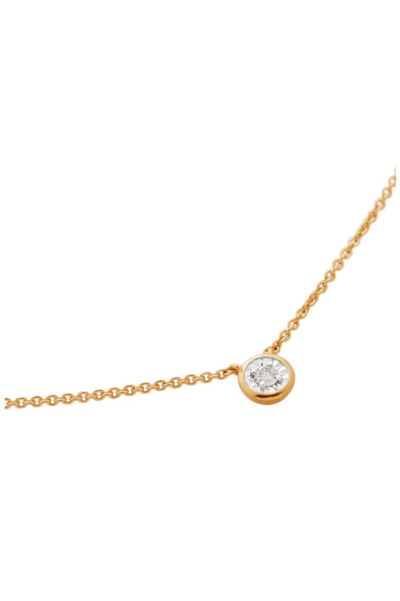 Essential Diamond Necklace, Alternate, color, GOLD
