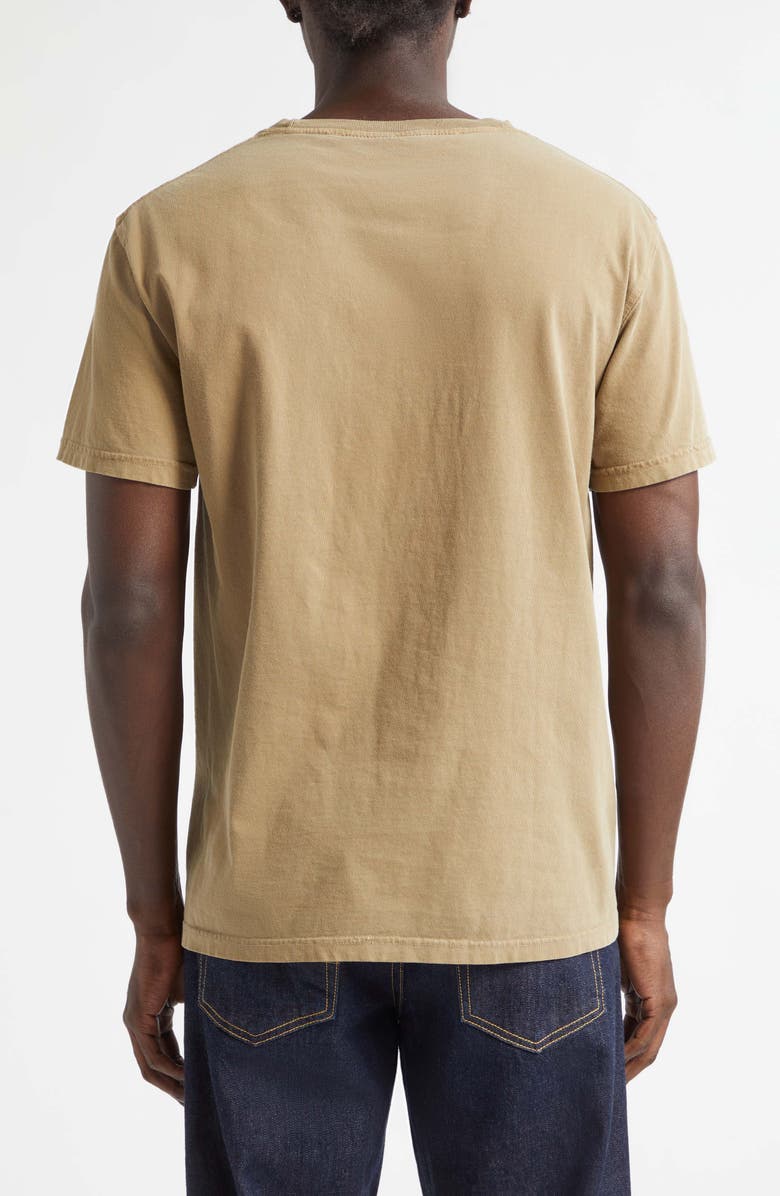Noah Core Logo Pocket T-Shirt, Alternate, color, Khaki Pigment Dye