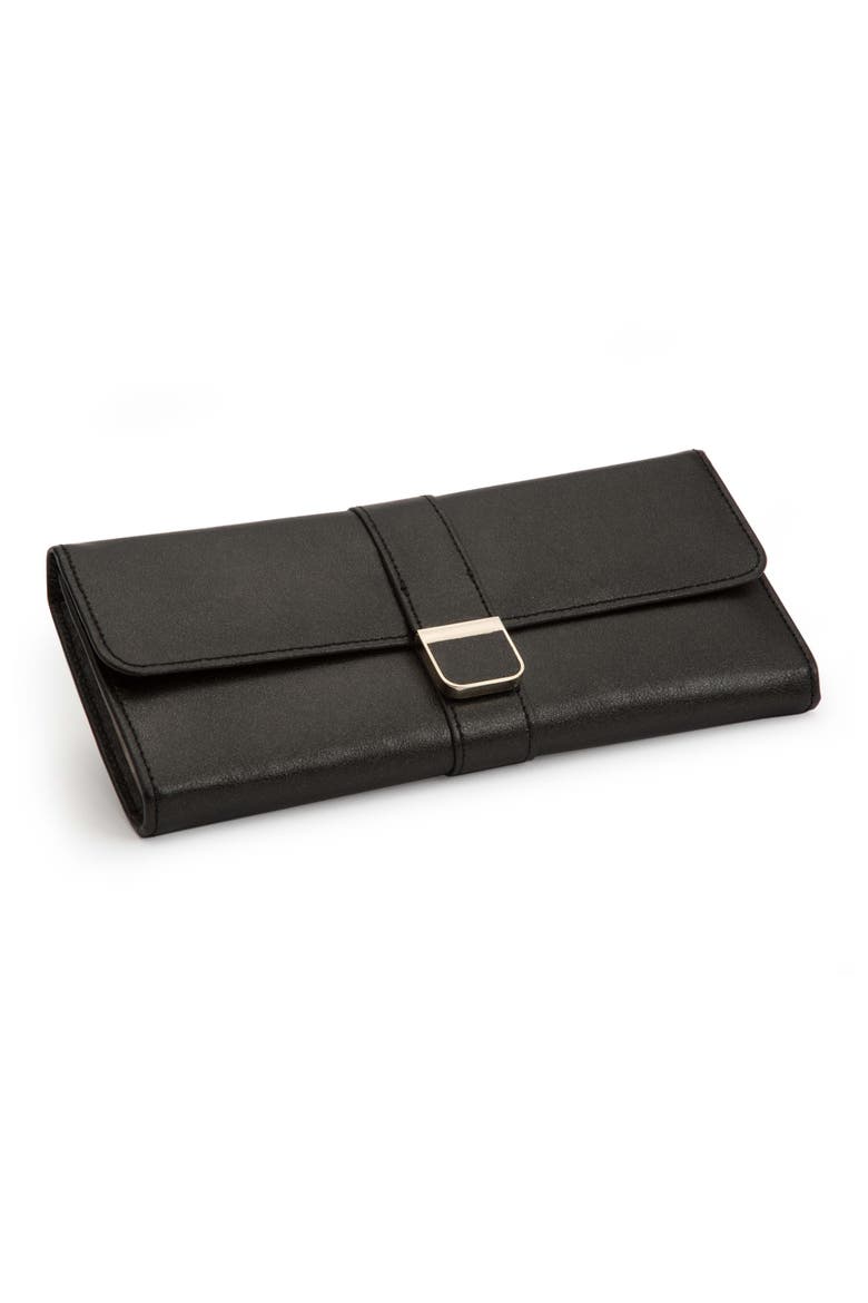 Palermo Jewelry Roll, Alternate, color, BLACK