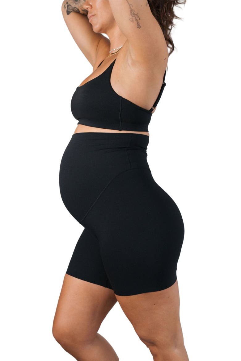 Cloud II Maternity Rider Short, Alternate, color, Midnight