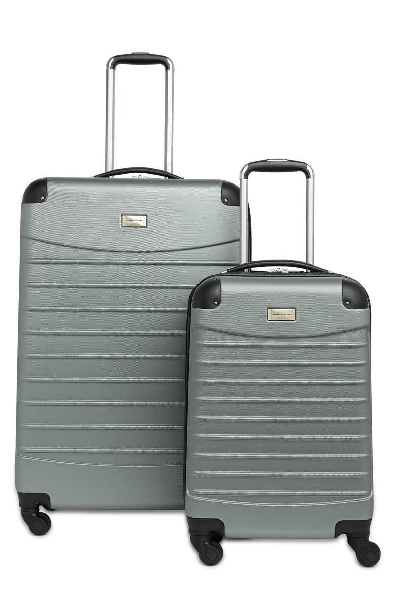 Hardside 2-Piece Luggage Set, Main, color, SILVER