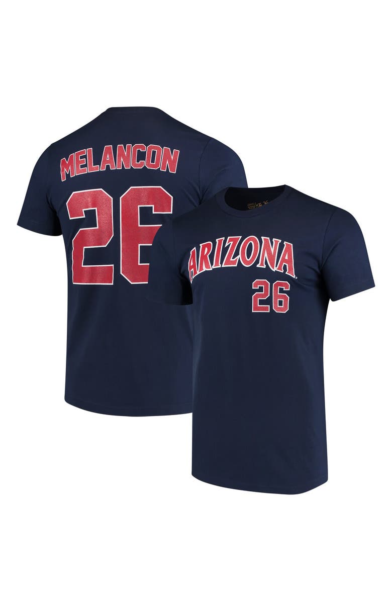 Retro Brand Men's Original Retro Brand Mark Melancon Navy Arizona Wildcats Baseball Name & Number T-Shirt, Main, color, 