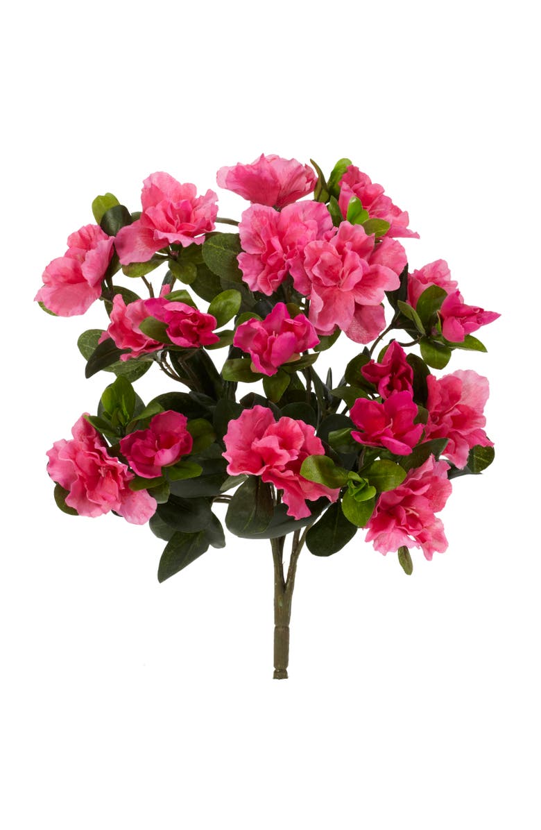 NEARLY NATURAL 13-in Azalea Artificial Plant, Main, color, Pink