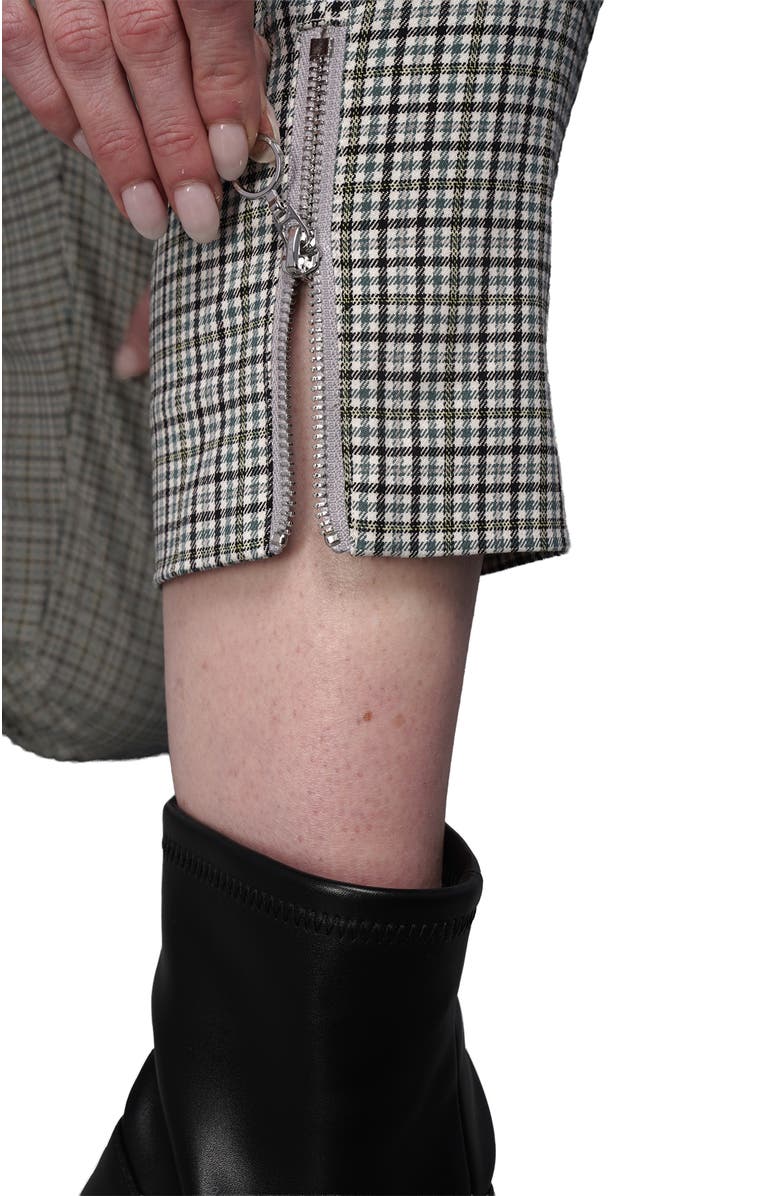 WILDFANG The Empower Zipper Slim Crop Pant, Alternate, color, Dark Teal