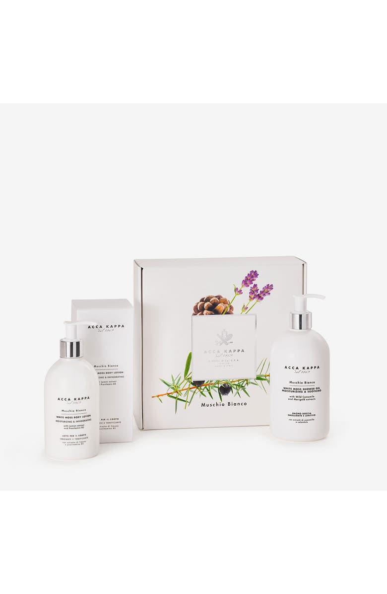 ACCA KAPPA White Moss Body Care Gift Set, Main, color, White