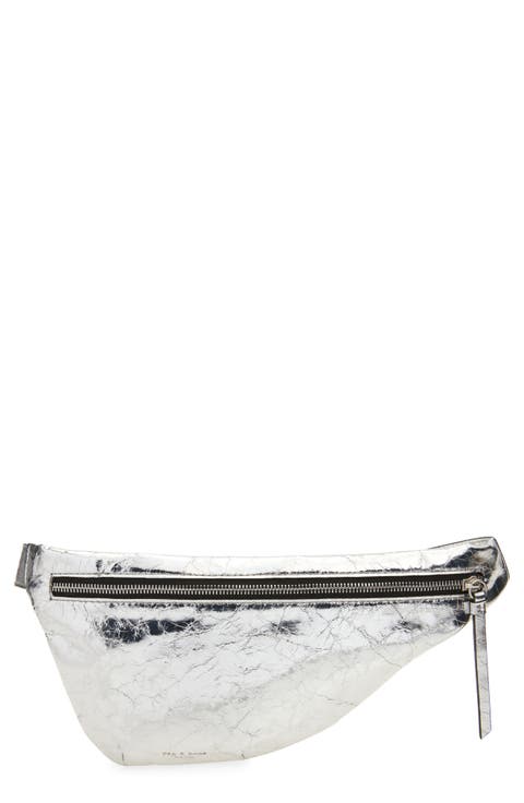 Mini Petra Metallic Leather Sling Bag