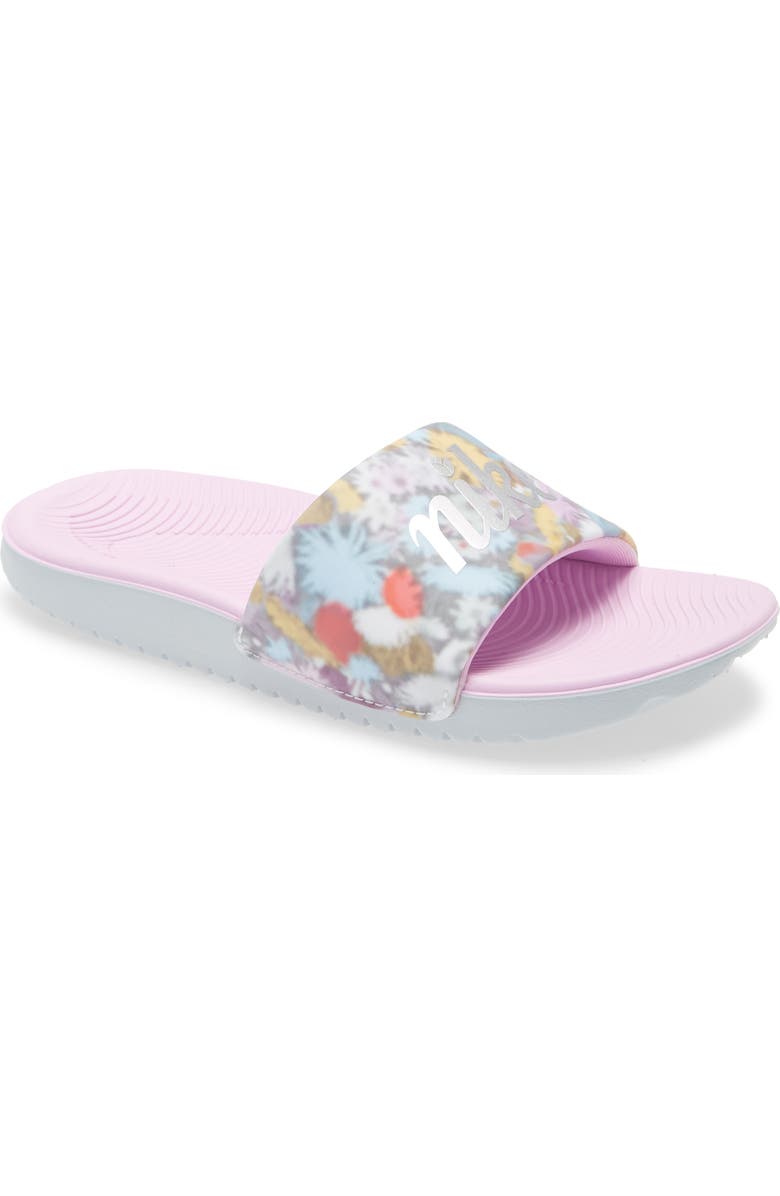 Nike Kawa Metallic Slide Sandal, Main, color,