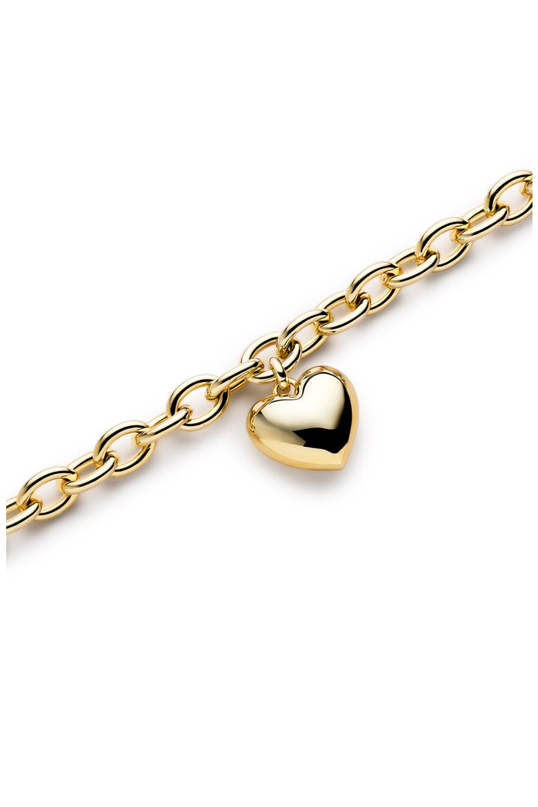 Heart Pendant Bracelet, Alternate, color, GOLD