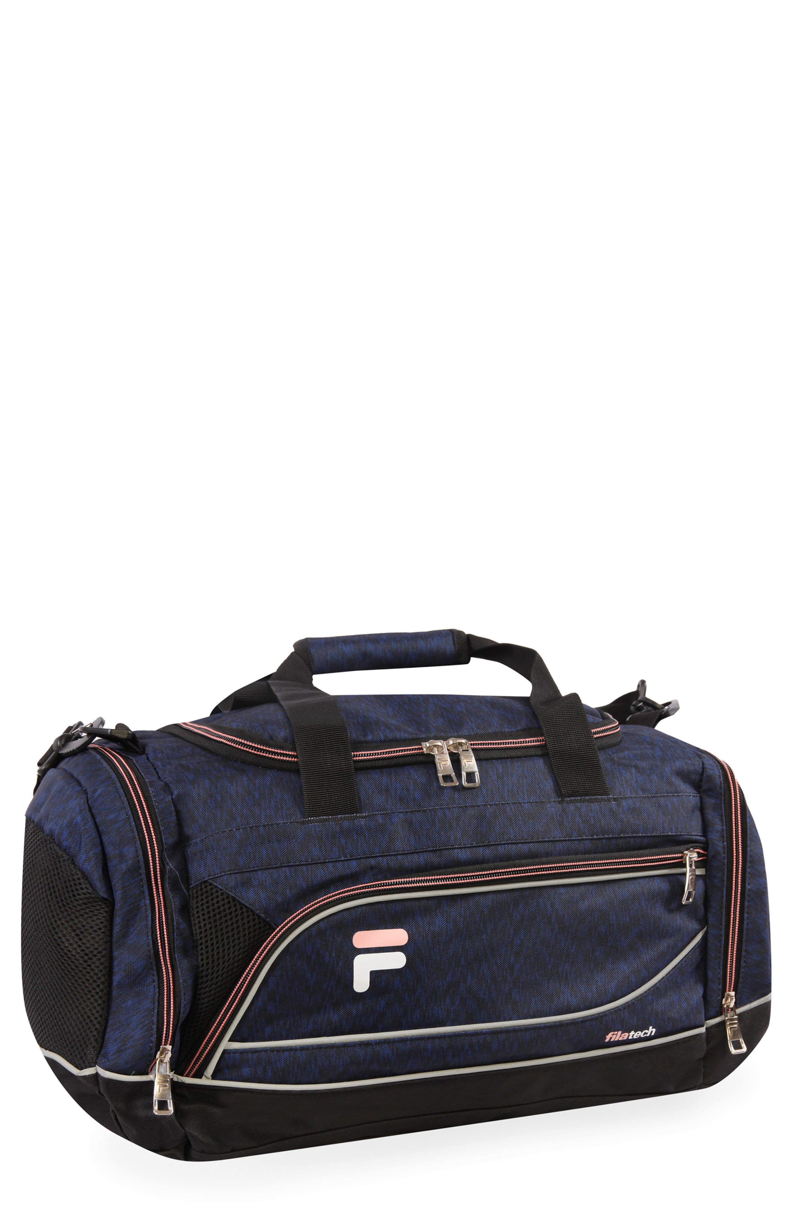 FILA Sprinter 19-Inch Duffle Bag, Alternate, color, Static Blue / Pink