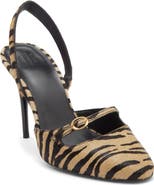 Reformation Iris Genuine Calf Hair Pump