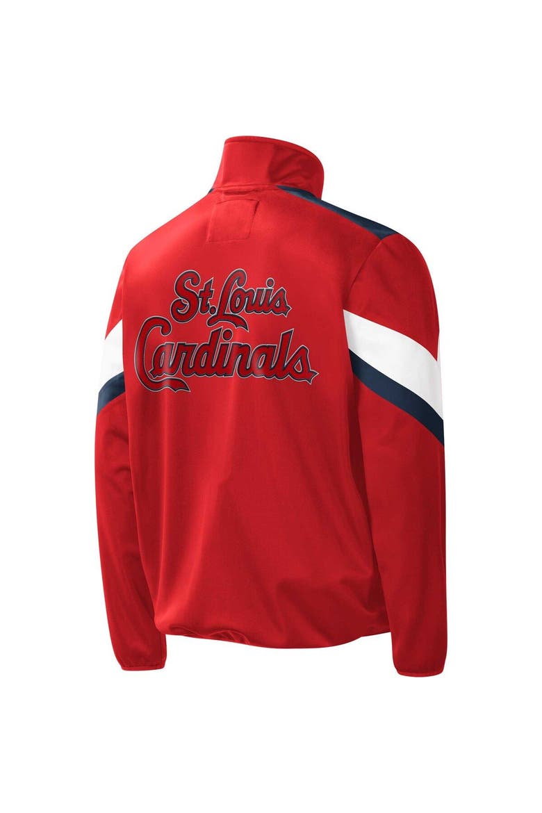 Men's G-III Sports by Carl Banks Red St. Louis Cardinals Earned Run Full-Zip Jacket, Alternate, color, Red