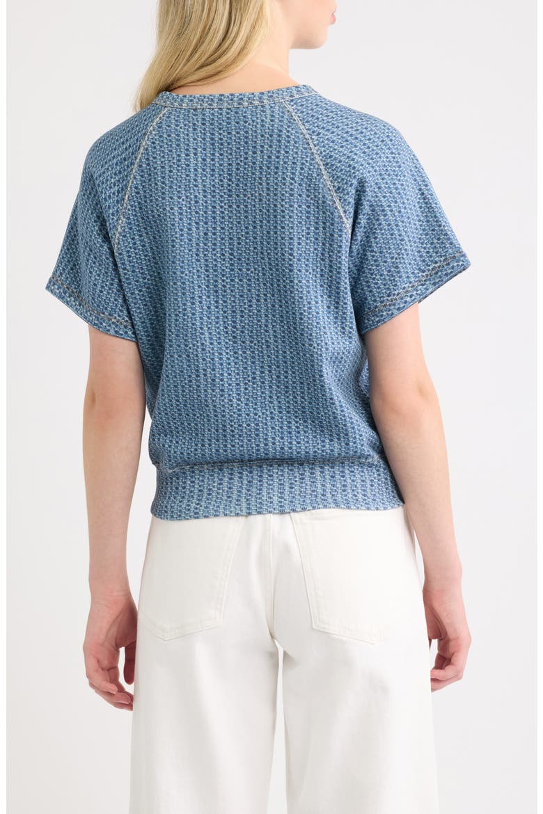 Miramar Terry Cloth Short Sleeve Sweatshirt, Alternate, color, INWAF