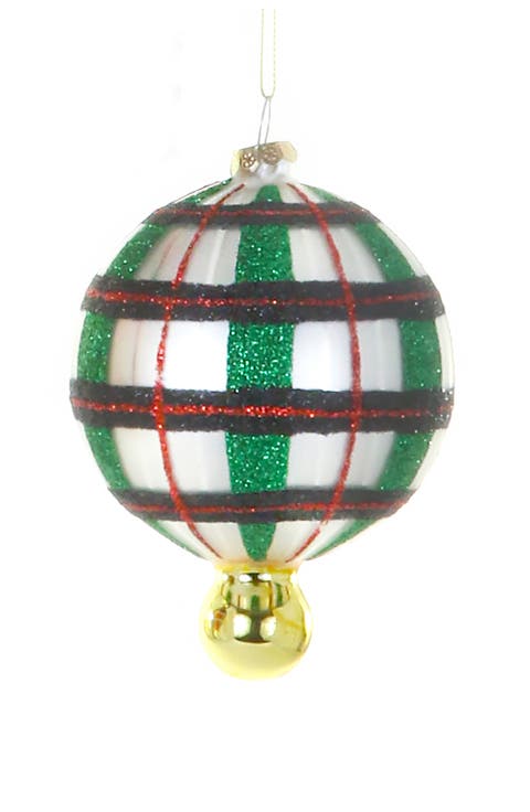 Plaid Bauble Ornament
