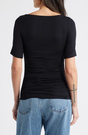 【関税込み】rag & bone ブラック Luca Shirred トップス rag & bone Black Luca Shirred Tank Top Rag and Bone