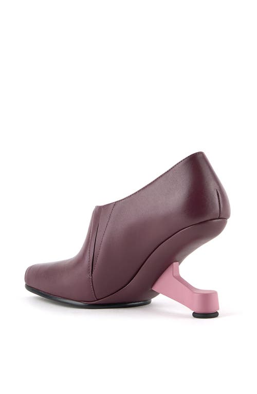 United Nude Eamz Dana Pumps In Burgundy