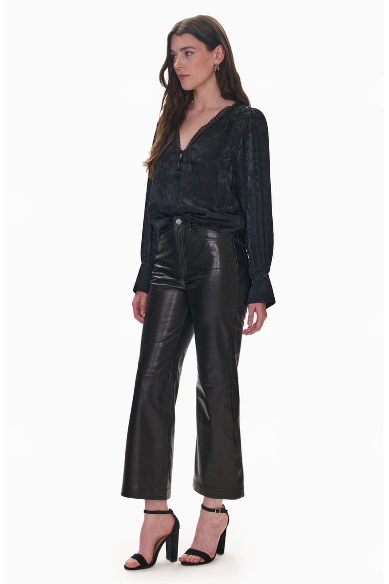 Madison Crop Kick Flare, Alternate, color, Noir