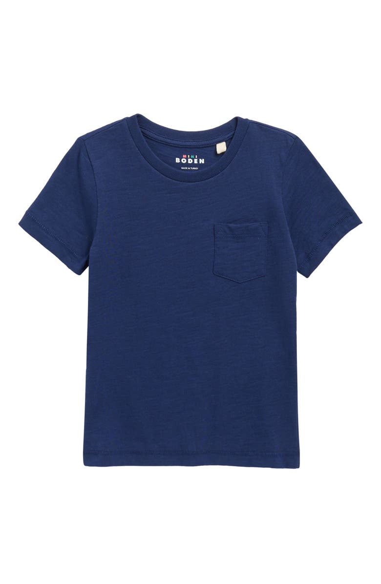 Mini Boden Kids' Everyday T-Shirt, Main, color, Navy