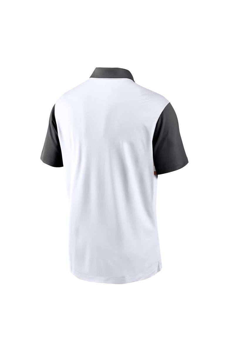 Nike Men's Nike White/Black Texas Longhorns Athletic Prep Alt Logo Vapor Performance Polo, Alternate, color, White
