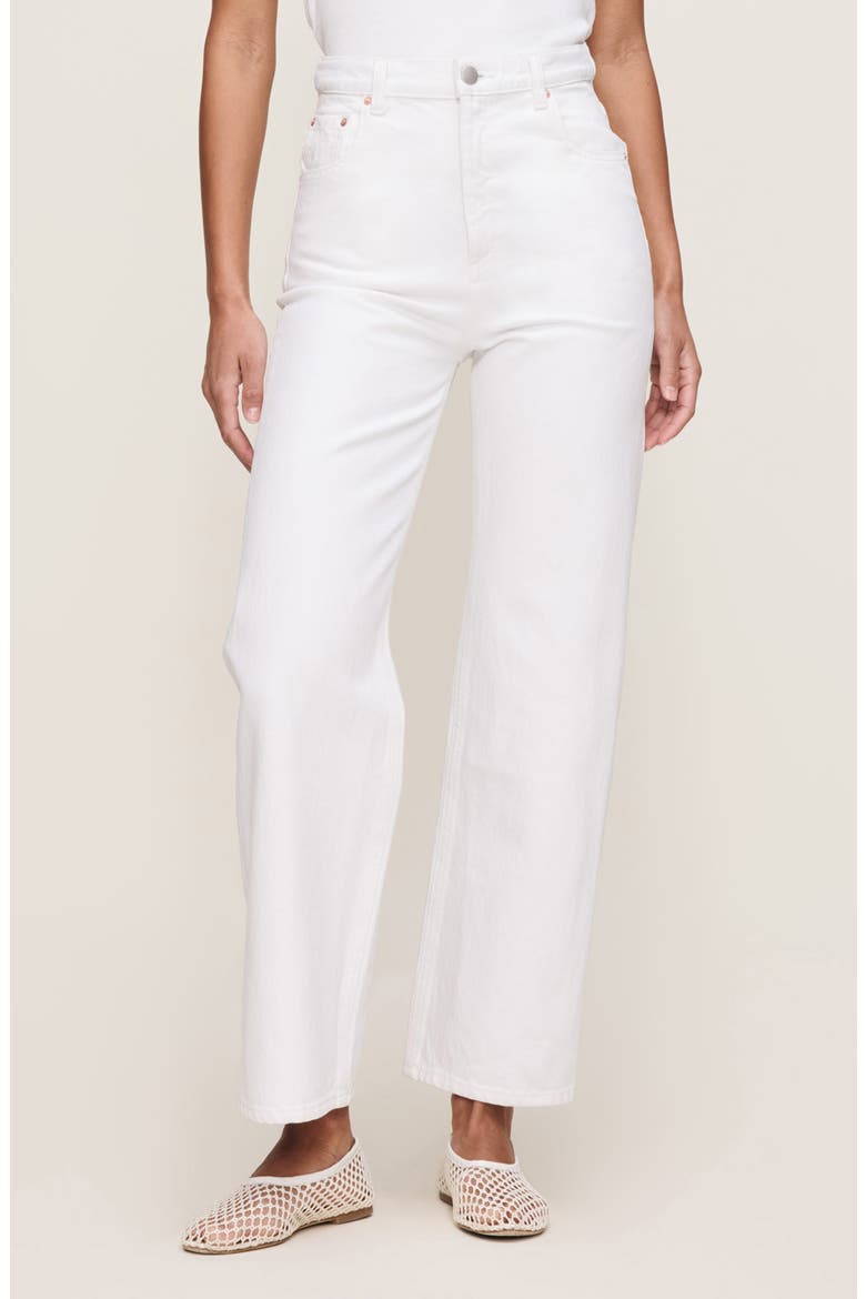 Karmine Refined SculptSystem High Waist Wide Leg Jeans, Main, color, WHITE