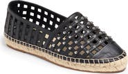 Cinq à Sept Rochel Cage Studded Espadrille Cap Toe Flat
