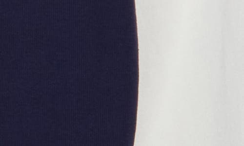 Madden Girl Patch Raglan Tee In Blue