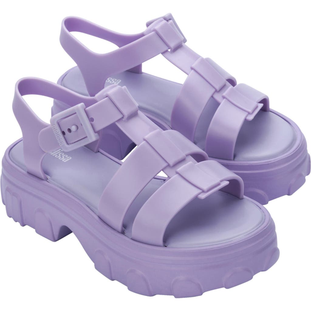 Melissa Ella Platform Sandal In Lilac, Women's At Urban Outfitters In Lilac