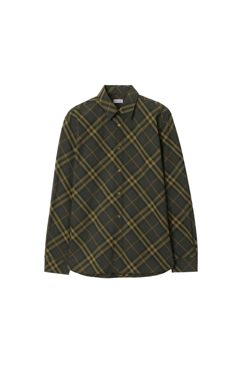 Burberry Check Cotton Shirt, Alternate, color,