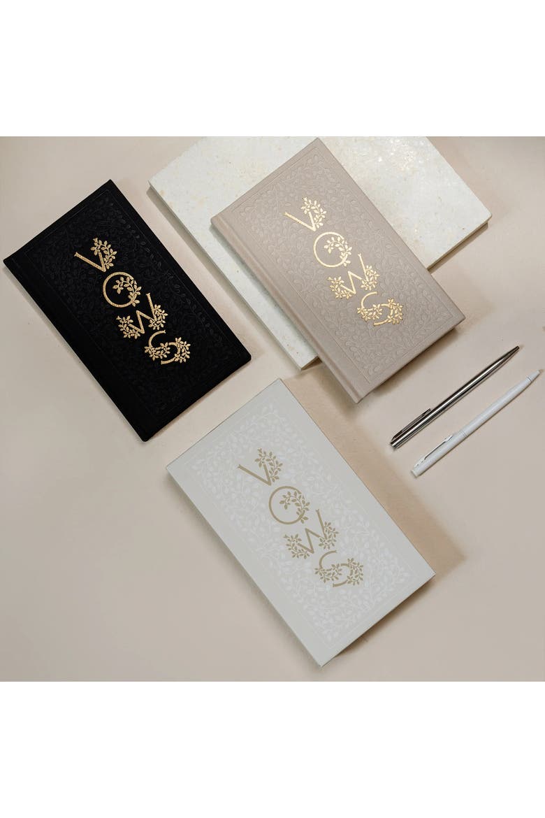 Our Wedding Vows, 2 Linen Cover Journals, Alternate, color, Multicolored