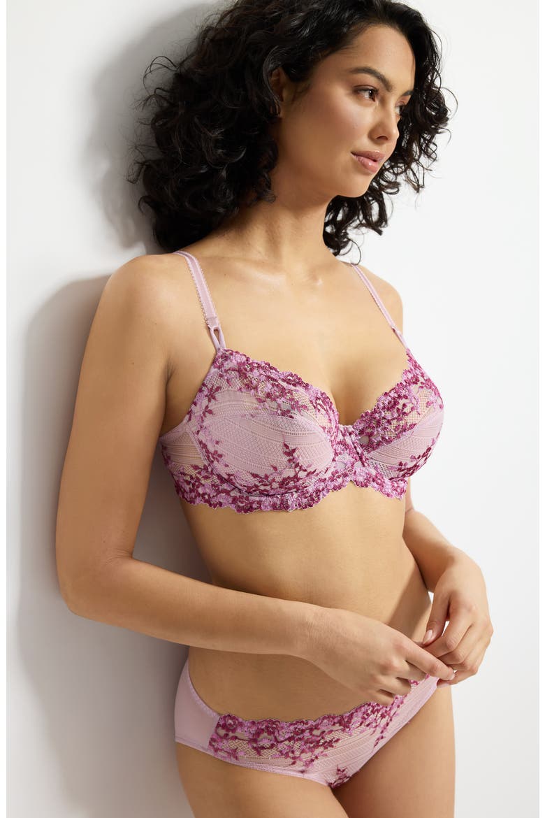 Embrace Lace® Underwire Bra, Alternate, color, KEEPSAKE PURPLE