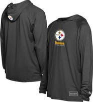 New Era Men's New Era Black Pittsburgh Steelers Functional Fandom Hoodie