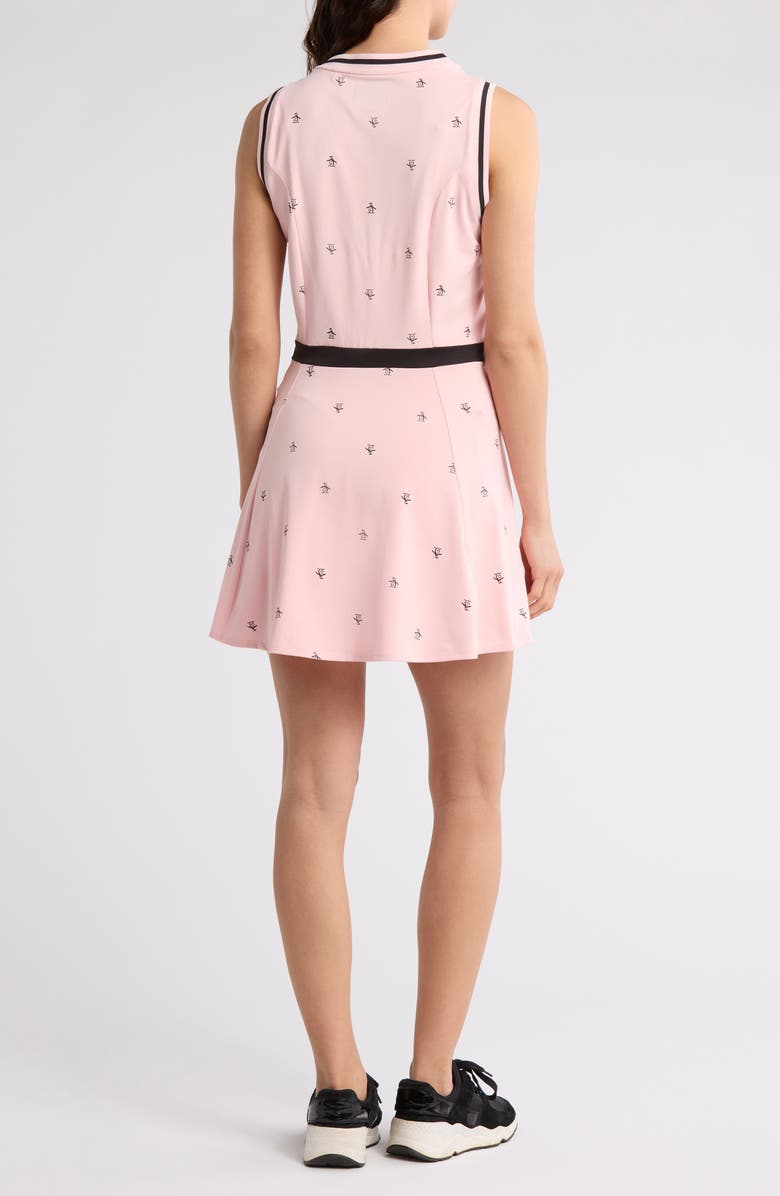 Original Penguin Penguin Print Tennis Dress, Alternate, color, First Blush