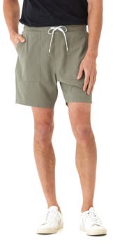 Threads 4 Thought Essential Flat Front Stretch Drawstring Shorts