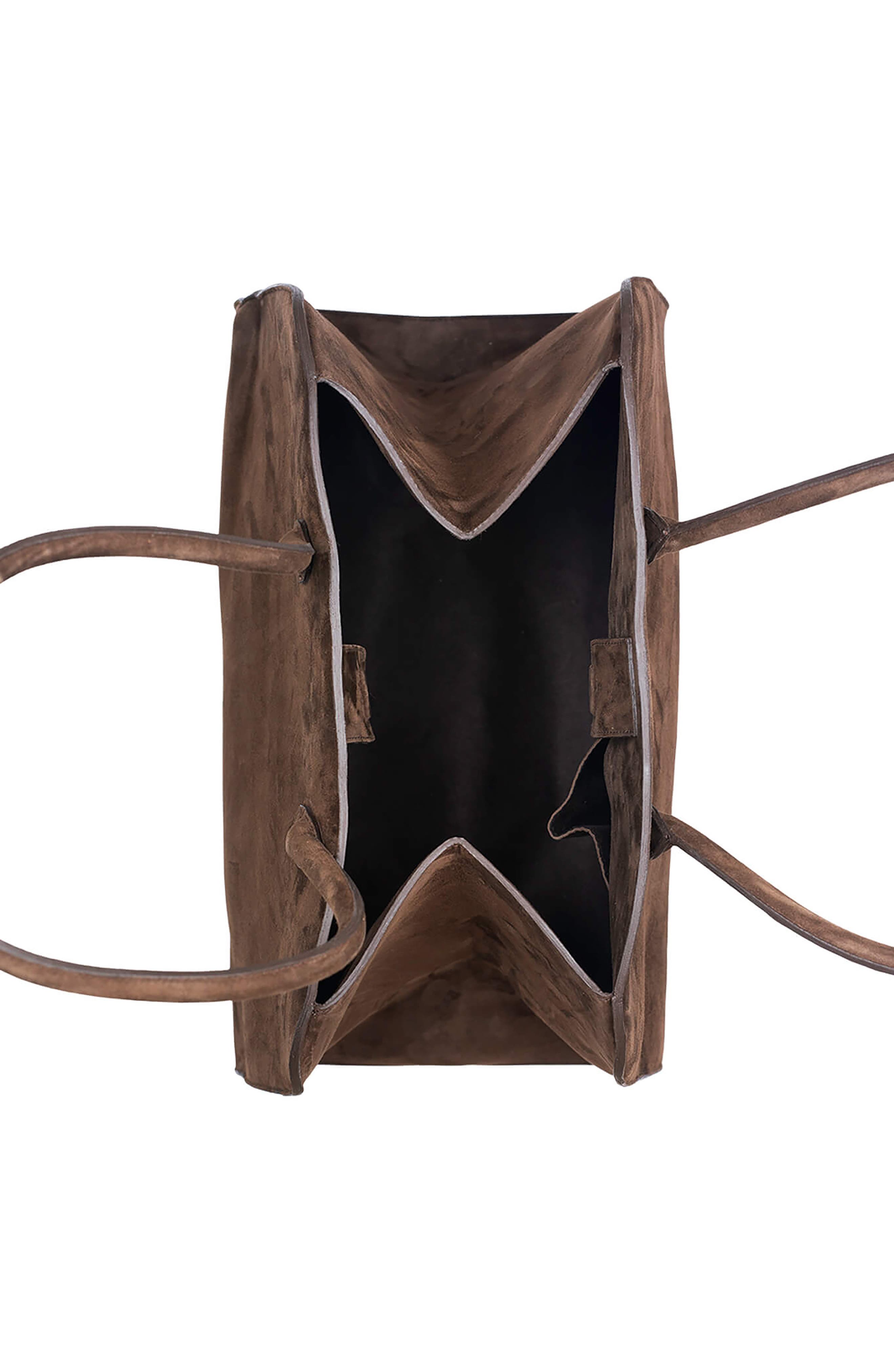 Cincinnati Satchel, Alternate, color, BROWN SUEDE