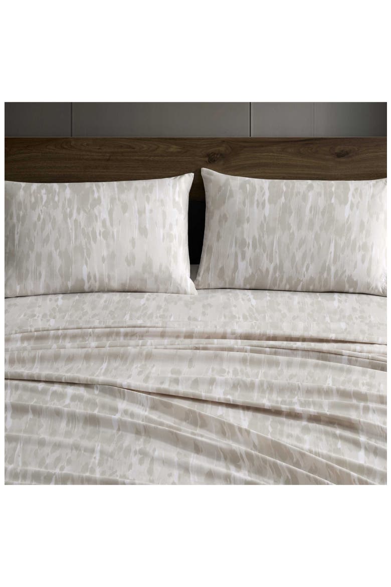 Abstract Animal Microfiber Sheet Set, Alternate, color, SAND BEIGE