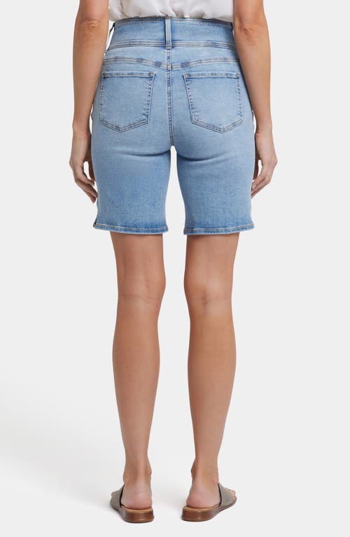 Nydj Ella High Waist Denim Shorts In Santiago Sea