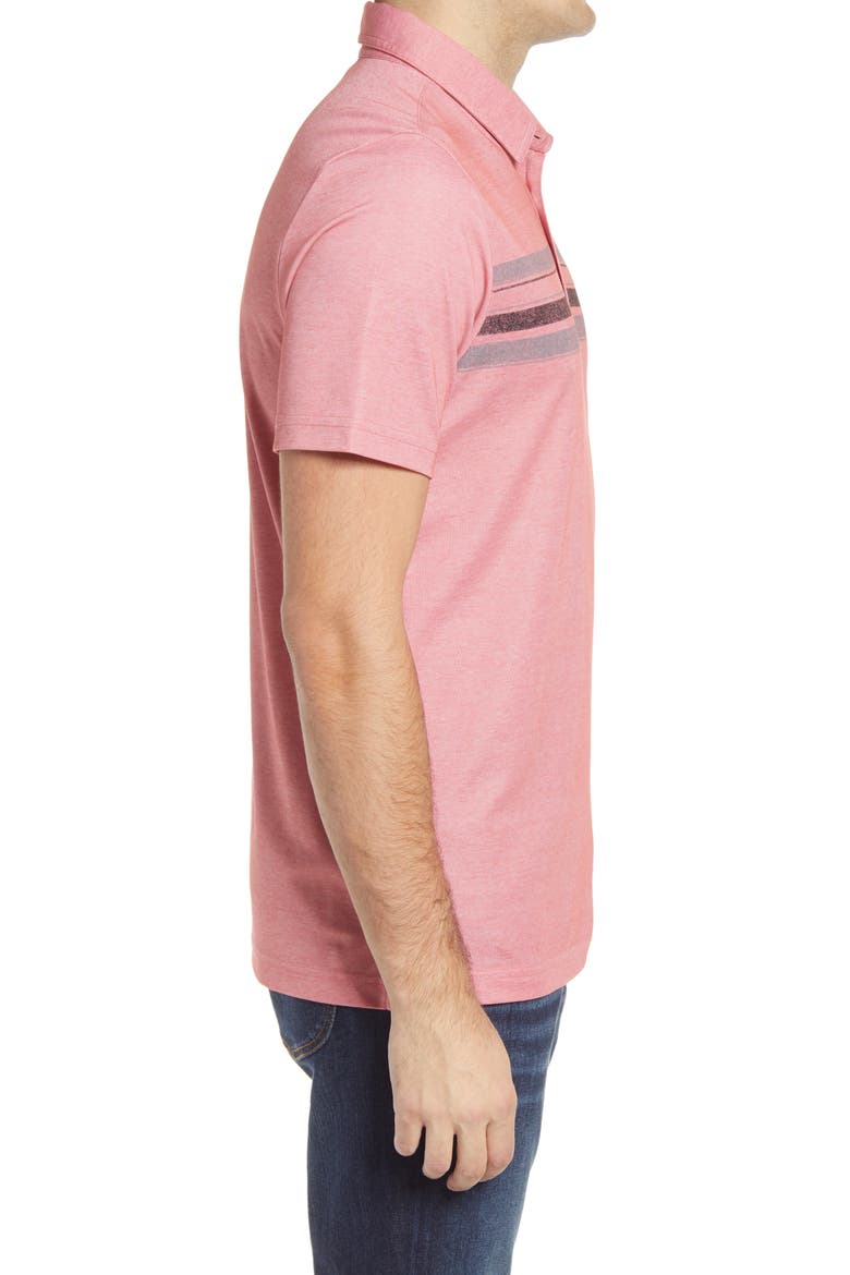 Floor Leader Slim Fit Short Sleeve Polo, Alternate, color, HEATHER CARDINAL RED