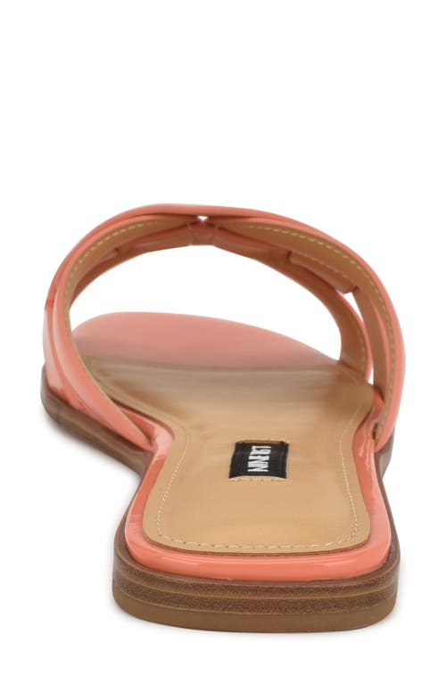 Shop Nine West Glorie Slide Sandal In Orange