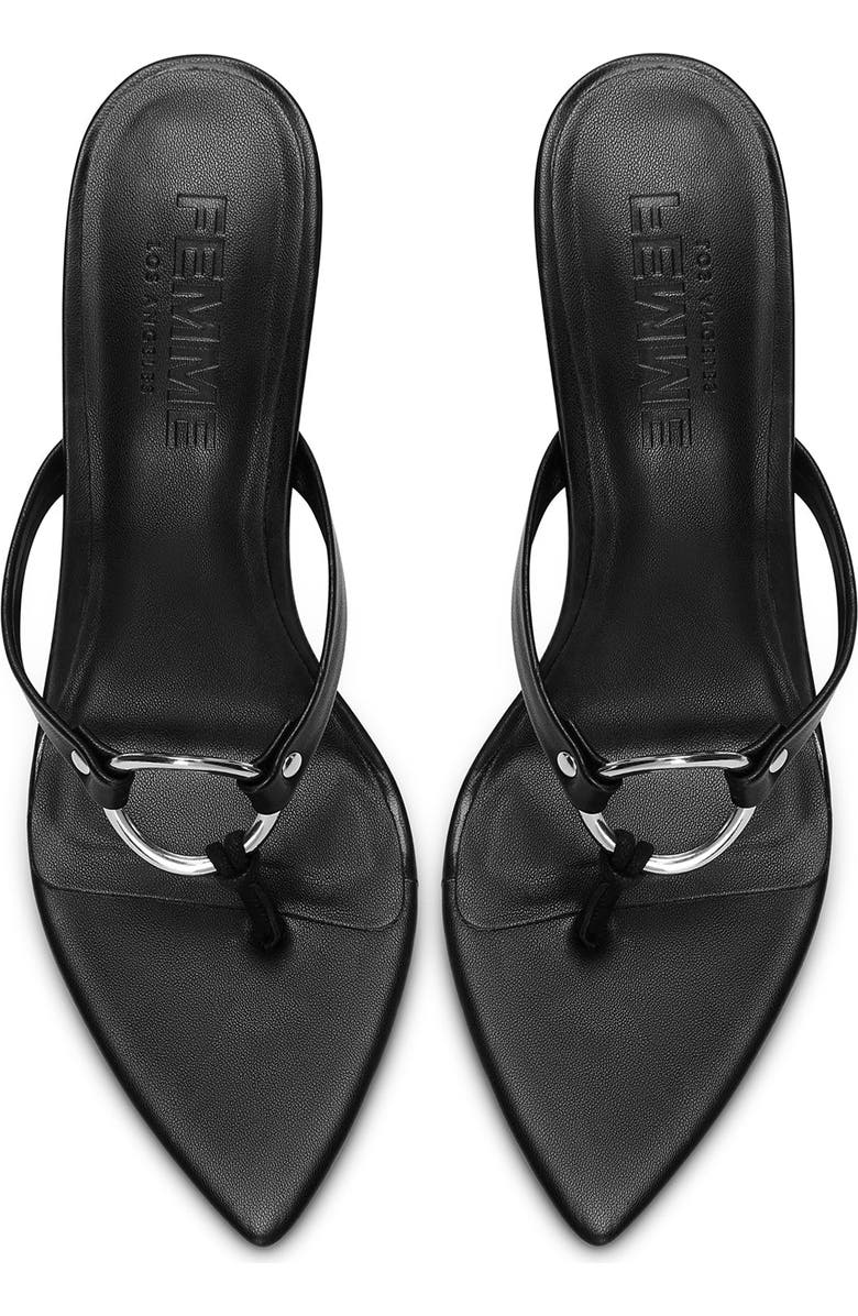 FEMME Akio Sandal, Alternate, color, Black