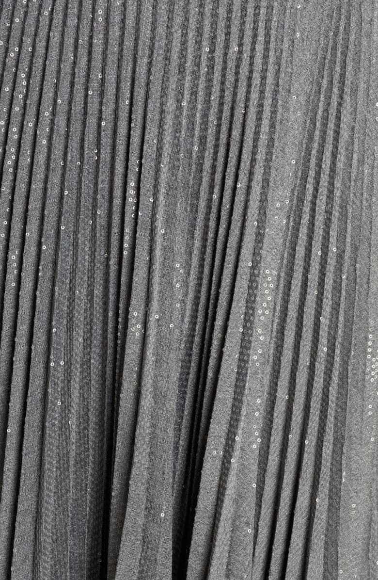 Lafayette 148 New York Jahira Sequin Pleated Midi Skirt, Alternate, color,