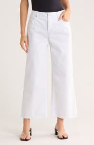 Seven7 Featherweight Crop Wide Leg Jeans