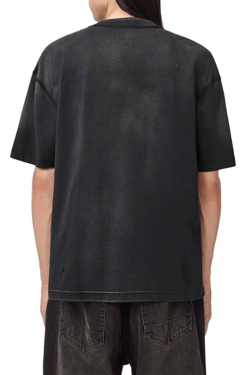 AllSaints Aeterna Graphic T-Shirt, Alternate, color, Washed Black